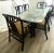 Ficks Reed by John Wisner Far Horizons Collection Vintage Rattan & Wicker Table & Six Chairs Dining Set C. 1950's For Sale - Image 11 of 11