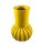 1980s Large Ribbed Yellow Vase From Ikea Rare For Sale - Image 5 of 5
