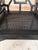 GuildMaster Chinoiserie Black Wood Geometric Fretwork High Back Armchairs – Pair For Sale - Image 10 of 12