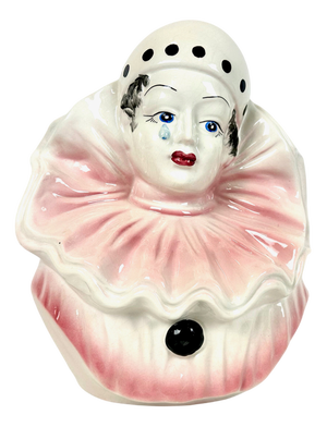 Vintage Italian Ceramic Perriot Figurine attributed to Capodiomonte, 1960s
