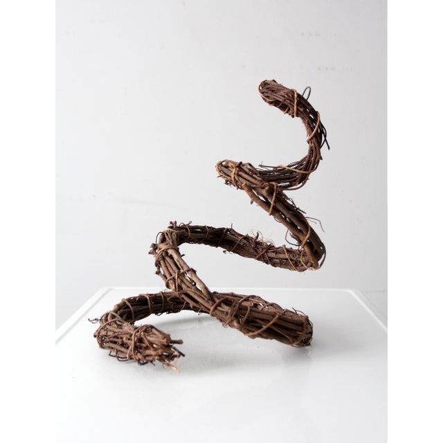 Mid 20th Century Vintage Grapevine Tree Sculpture For Sale - Image 5 of 8
