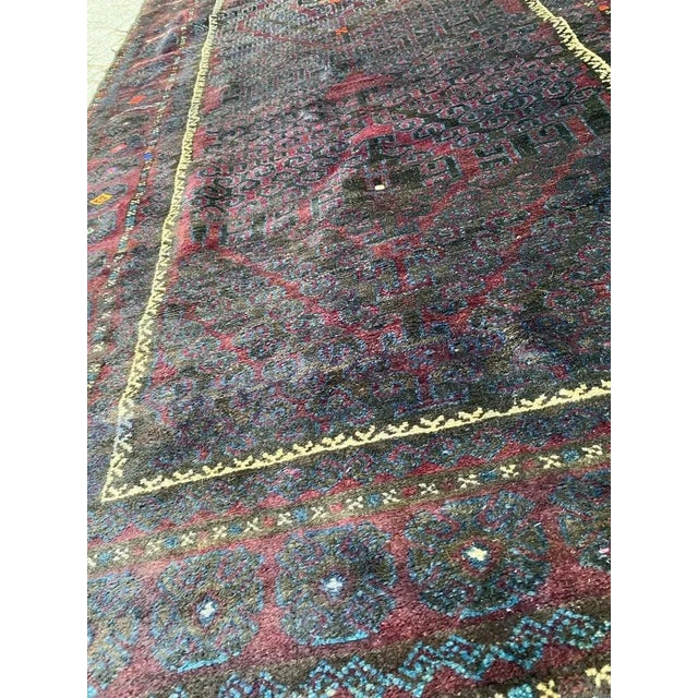 Afghan Grey Baluch Rug For Sale - Image 13 of 18
