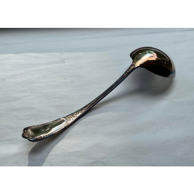 Frank Cobb & Co 1980s Silver Soup Ladle, La Regence For Sale - Image 4 of 11