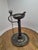 Rustic European 18th C German Pewter Spout Lamp Bremen Hallmark 1680 Key Shield Whale Oil 8" For Sale - Image 3 of 12