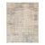 Modern Abstract Gridded Hand-Loomed Rug – Sand & Slate Gray Wool/Nylon Blend For Sale