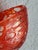 Early 1900s Murano Blown Glass Bowl Fratelli Toso Attributed to Hans Stoltenberg-Lerche Red Orange For Sale - Image 6 of 12