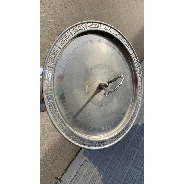 Manning Bowman & Co. 1930s Art Deco Smoking Stand With Marbled Bakelite Stem by Manning-Bowman & Co For Sale - Image 4 of 11