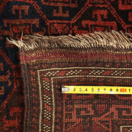 Textile Middle Eastern Beluchi Rug in Wool For Sale - Image 7 of 8