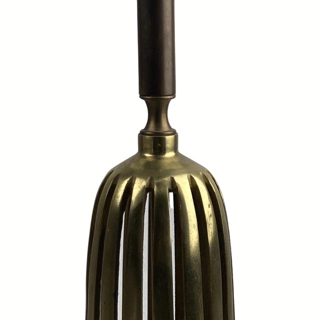 Art Deco Holophane Cut Glass and Brass Wall Lamps, 1970s, Set of 2 For Sale - Image 11 of 18