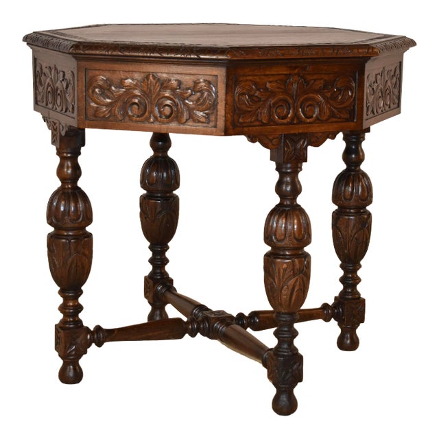 19th Century French Octagonal Side Table For Sale