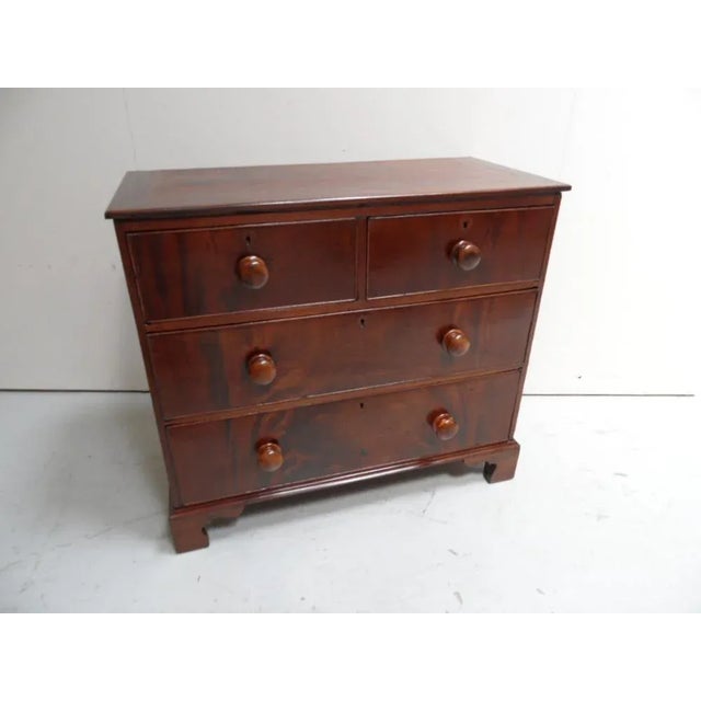 Antique Mahogany Chest of Drawers For Sale - Image 9 of 11