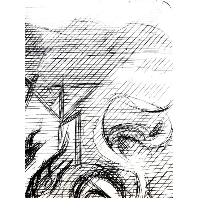 Black Jacques Villon - Surreal Cubism - Original Etching 1946 For Sale - Image 8 of 10