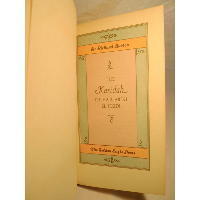 1970s 1970s Decorative Book, the Kasidah of Haji Abdu El-Yezdi For Sale - Image 5 of 9