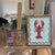 Lab With American Flag an Original Oil Painting by Michelle Heimann . For Sale - Image 4 of 6