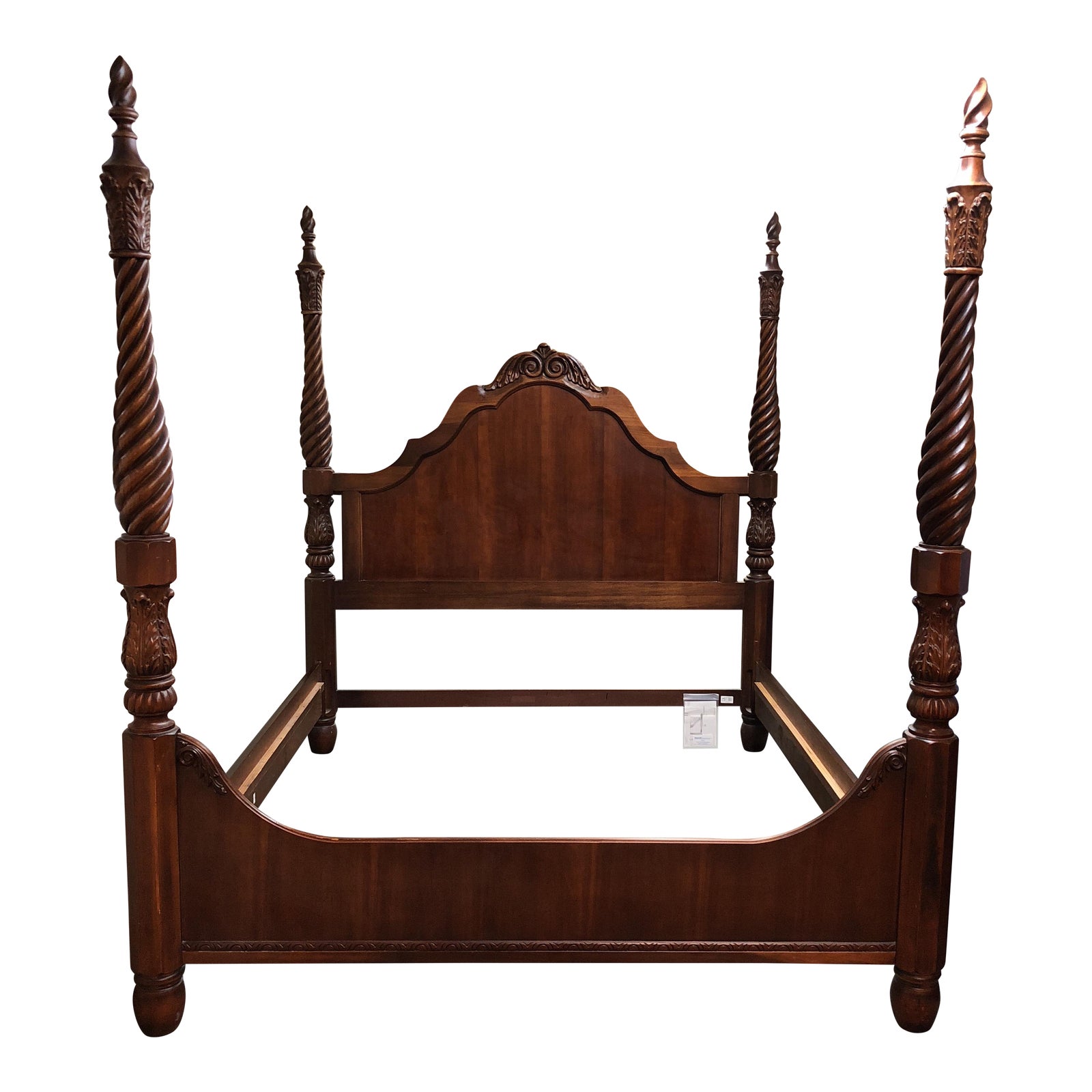 Thomasville California King Four Poster Bed Chairish