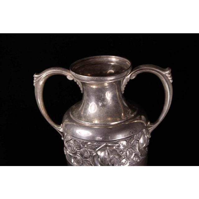 Antique Amphora in Silver Plating For Sale - Image 3 of 7