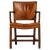 Armchair in Cuban Mahogany and Niger Leather attributed to Kaare Klint, 1930s For Sale