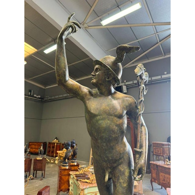 Large Sculpture of Mercury, 1950 For Sale - Image 4 of 18