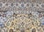 Vintage Persian Nain Area Rug, Hand-Knotted Wool & Silk, Floral Pattern, 5x7, Ivory & Blue For Sale - Image 14 of 16