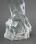 Contemporary Baccarat Crystal Falcon Sculpture For Sale - Image 3 of 11