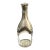 1960's Etains Du Manoir French Pewter and Crystal Decanter For Sale