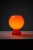 Space Age Orange Full Glass Table Lamp, 1970s For Sale - Image 4 of 8