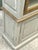 Vintage Distressed Wood and Glass Tall Cabinet For Sale - Image 9 of 14
