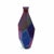 Early 21st Century Blue Faceted Vase Bottle For Sale - Image 5 of 5