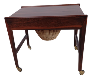 Fully Danish Rosewood Sewing Table, 1960s
