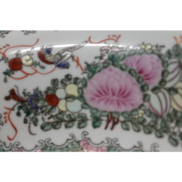 Ceramic Mid 20th Century Mid Century Famille Rose Chinese Porcelain Bowl For Sale - Image 7 of 10