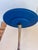 American 1910s Blue Martini Side Table For Sale - Image 3 of 6