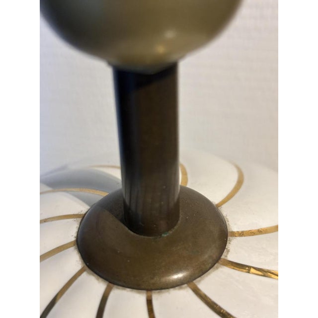 1960s Italian Ceramic Table Lamp attributed to Tommaso Barbi, 1970s For Sale - Image 5 of 15