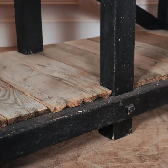 Monumental Pine Display Table For Sale - Image 6 of 10