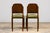 Set of 6 French Art Deco Walnut Dining Chairs in Olive Green Velvet, 1930s For Sale - Image 18 of 18