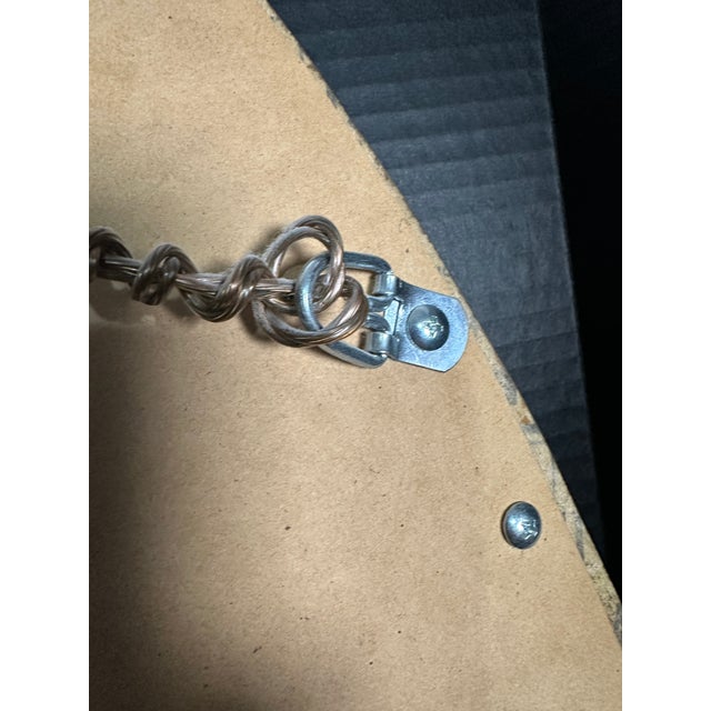 Vintage Beveled Oval Mirror With Gold Gilt Oak Leaf and Acorn Carved Wood Frame For Sale - Image 4 of 5