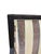 Ebony Modern Club Lounge Chair With Ebony Frame and Custom Stripe Upholstery For Sale - Image 8 of 10