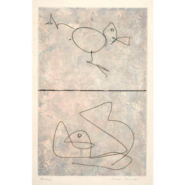 Max Ernst, Doubles Edition of 100, 1970s, Etching For Sale - Image 3 of 3