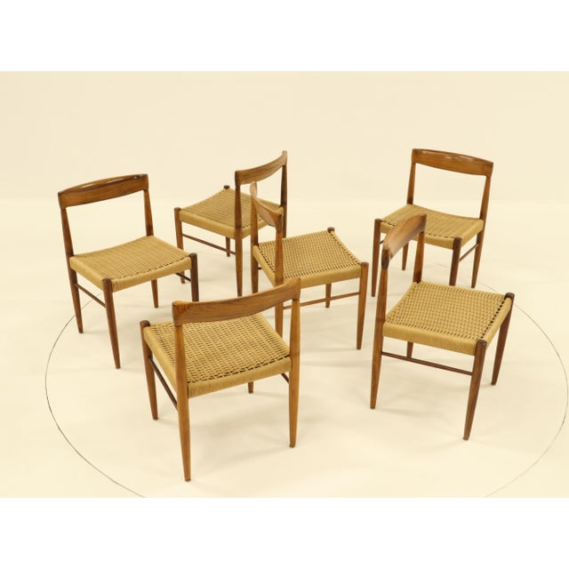 Rosewood Dining Chairs attributed to H. W. Klein for Bramin, Denmark, 1960s, Set of 6 For Sale - Image 15 of 18