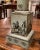 Metal 19th Century French Directoire Hand-Painted Tole Table Lamp With Military Scenes For Sale - Image 7 of 12