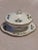 Maximum discount already given. From Ginori- top Italian porcelain maker, hand painted and gold gilt trim on rare floral...