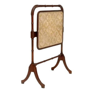 19th Century Oak Fabric-Lined Folding Flip-Top Table
