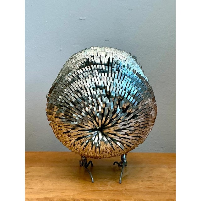 Sergio Bustamante Metal Owl Sculpture For Sale - Image 12 of 13