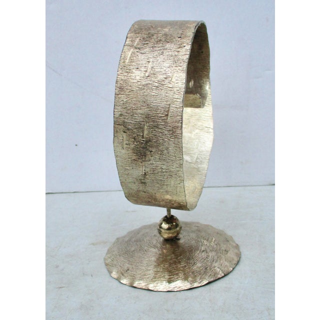 2000 Taneez Silver Plated Brass Sculpture For Sale In New York - Image 6 of 7