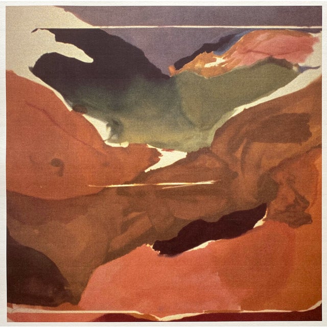 Helen Frankenthaler Abstract Expressionist Fine Art Lithograph Print " Nature Abhors a Vacuum " 1973 For Sale - Image 11 of 12