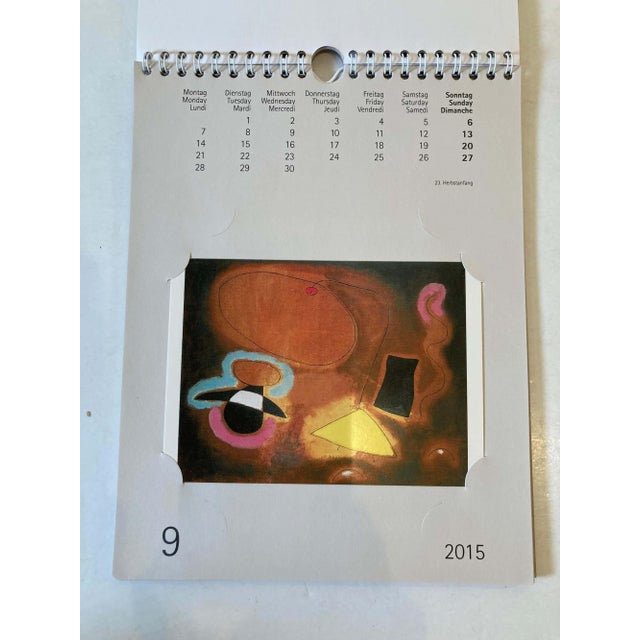 Joan Miró Inspired 2015 Calendar: Modern Paper Art Collectible For Sale In Palm Springs - Image 6 of 17
