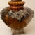 1960s Hollywood Regency Brown Glass Urn Table Lamp, Crystal Prisms, 32 Inch For Sale - Image 13 of 18