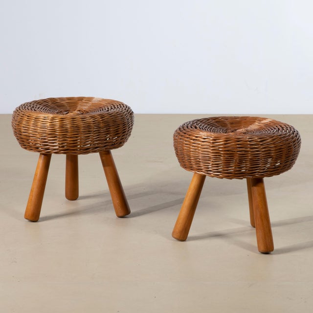 Mid-Century Stools attributed to Tony Paul, USA, 1950s, Set of 2 For Sale - Image 6 of 12