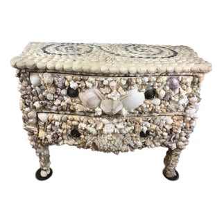 Late 20th Century The Siren's Commode: A French Bombe Grotto Seashell-Encrusted Masterpiece For Sale