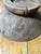 Antique Primitive Hand-Carved Wooden Bowl With Original Hanging Handle and Folk Art Repairs For Sale - Image 10 of 12