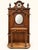 Napoleon III Style Oak Entryway Wardrobe with Beveled Mirror For Sale - Image 10 of 10